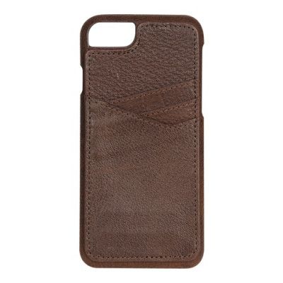 Essentials Triple Card Läder Cover iPhone 6/7/8/SE 2020 - Brun