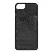 Essentials Triple Card Läder Cover iPhone 6/7/8/SE 2020 - Svart