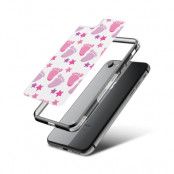 Fashion mobilskal till Apple iPhone 7 - Babyfötter - Rosa