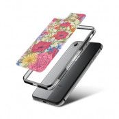 Fashion mobilskal till Apple iPhone 7 - Blommor - Beige