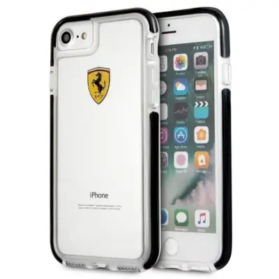 Ferrari iPhone 7/8/SE (2020/2022) Skal Shockproof - Transparent