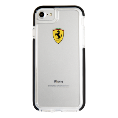 Ferrari On Track skal till iPhone 6/7/8/SE 2020 - Transparent/svart