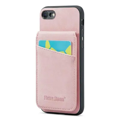 FIERRE SHANN för iPhone 7/8/SE (2020/2022) Fodral - KonstLäder - Rosa