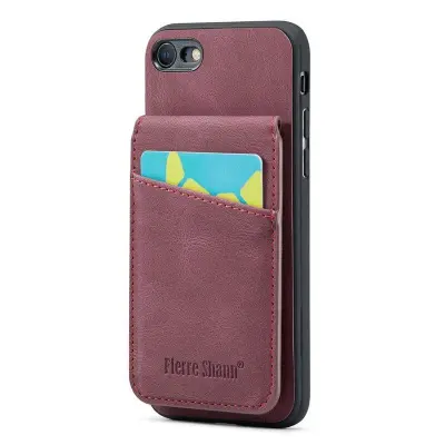 FIERRE SHANN för iPhone 7/8/SE (2020/2022) Fodral - Röd