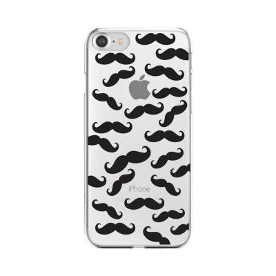 FLAVR iPlate Moustaches Skal till iPhone 7/8/SE 2020 Svart