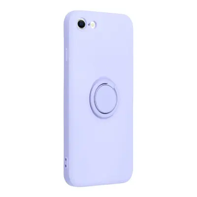 Forcell iPhone 7/8/SE (2020/2022) Skal Silikon Ring - Violett