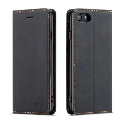 FORWENW Fantasy Series iPhone 7/8/SE Plånboksfodral Konstläder - Svart