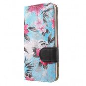 Fresh Flower Plånboksfodral till iPhone 7 - Blå