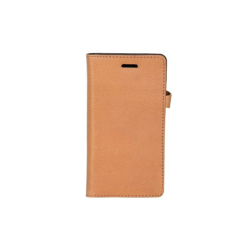 Plånboksfodral av äkta läder till iPhone 7 Plus Cognac Plånboksfodral av äkta läder till iPhone 7 Plus Cognac