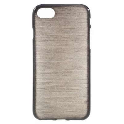 Glossy Brushed Mobilskal till iPhone 7 - Svart