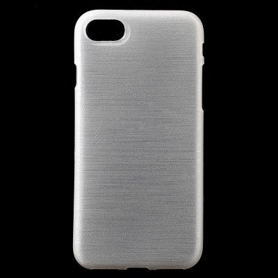 Glossy Brushed Mobilskal till iPhone 7 - Vit