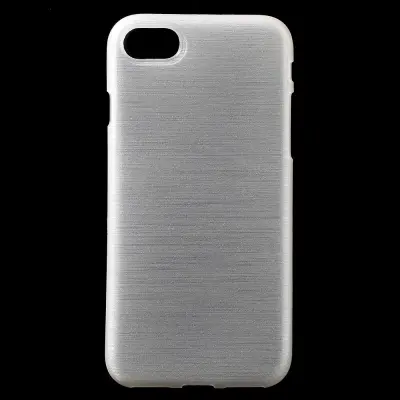 Glossy Brushed Mobilskal till iPhone 7 - Vit