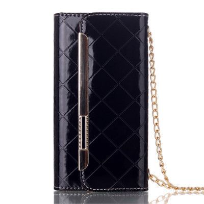 Glossy Plånboksfodral till iPhone 7 - Svart