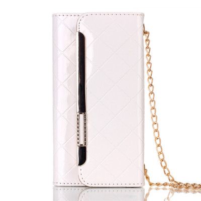 Glossy Plånboksfodral till iPhone 7 - Vit