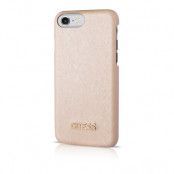Guess iPhone 7 Saffiano Look Hard Case - Beige
