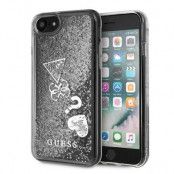 Guess iPhone 7/8/SE 2020 Skal Glitter Charms Silver