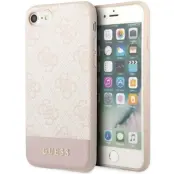 Guess iPhone 7/8/SE (2020/2022) Mobilskal Stripe - Rosa