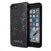 Guess Skal iPhone 7/8/SE 2020 Marble - Svart