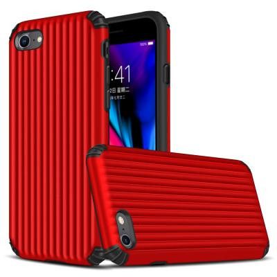 Hybrid Armor Skal till Apple  iPhone 6/7/8/SE 2020 - Röd