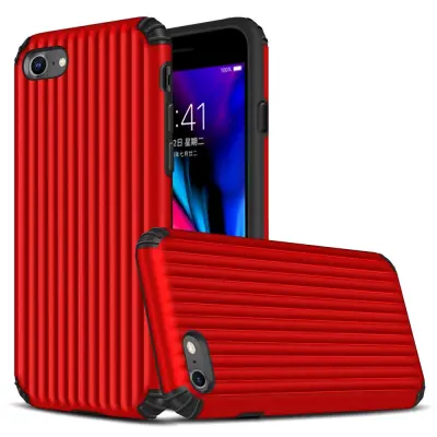 Hybrid Armor Skal till Apple  iPhone 6/7/8/SE 2020 - Röd