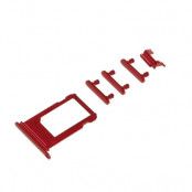 iPhone 7 Simkortshållare, Sidoknappar - Röd