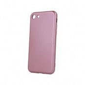iPhone 7/8/SE 2020/2022 Rosa Metallhölje Skyddande Mobilskal