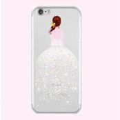 Joyroom Girl in Bling Dress Mobilskal iPhone 7 - Vit