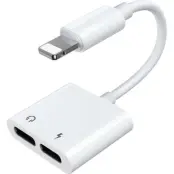 Joyroom Lightning - 2x Lightning headphone adapter Vit