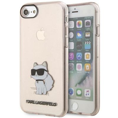 Karl Lagerfeld iPhone 7/8/SE 2020 Skal Ikonik Choupette - Rosa