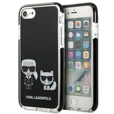 Karl Lagerfeld Karl & Choupette Skal iPhone 7/8/SE/(2020/2022) - Svart