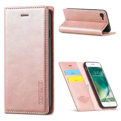 LC.IMEEKE iPhone 7/8/SE (2020)/SE (2022) Mobilskal KonstLäder - Roséguld