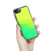 Liquid Neon Sand skal till iPhone 6/7/8/SE 2020 - Grön