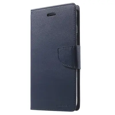 Mercury Bravo Plånboksfodral till Apple iPhone 7 Plus - Mörkblå (Mörkblå)