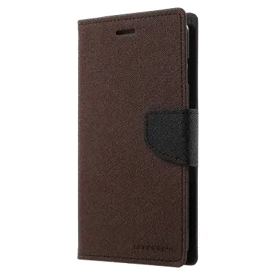Mercury Fancy Diary Plånboksfodral till Apple iPhone 7 Plus - Brun (Brun)