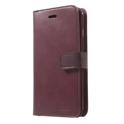 Mercury Mansoor Plånboksfodral till Apple iPhone 7 Plus - Vinröd