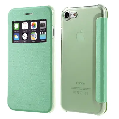Mobilfodral med fönster till iPhone 7 - Grön