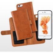 MOC Basic Leather Flip Case (iPhone 8/7) - Brun