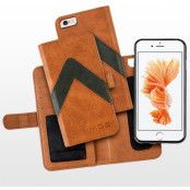 MOC M Leather Flip Case (iPhone 8/7) - Brun