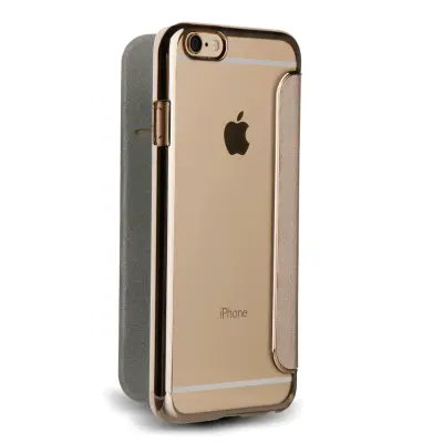 Muvit Bling Folio case till iPhone 7 - Guld
