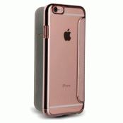 Muvit Bling Folio case till iPhone 7 - Rose Gold