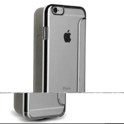 Muvit Bling Folio case till iPhone 7 - Silver