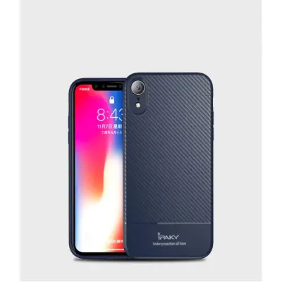 iPaky Carbon Fibre Texture (iPhone Xr) - Svart