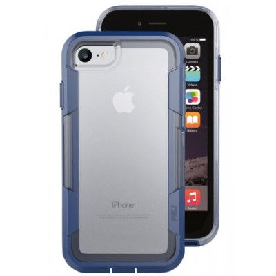Peli Voyager 4 layer drop skal till iPhone 7 - Clear Indigo (Blå)