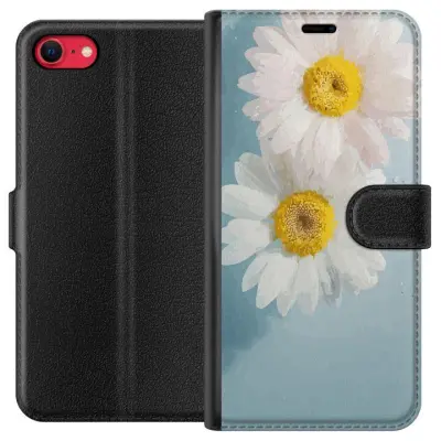 Plånboksfodral till Apple iPhone 7 med Sommarblommor