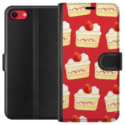 Plånboksfodral till Apple iPhone 7 med Tårta