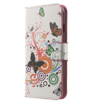 Plånboksfodral till iPhone 7 - Fjärilar