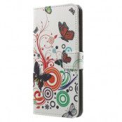 Plånboksfodral till iPhone 7/8 Plus - Three Butterflies