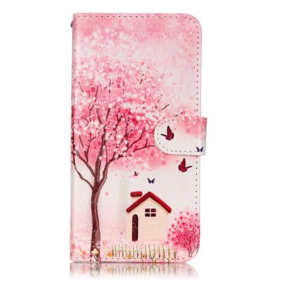 Plånboksfodral till iPhone 7 Plus - Tree and House