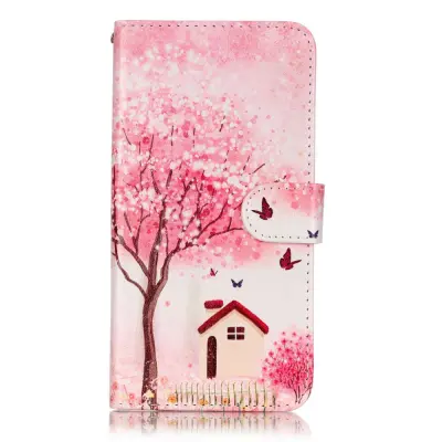 Plånboksfodral till iPhone 7 Plus - Tree and House