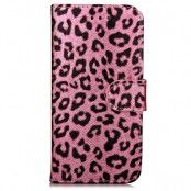 Plånboksfodral till iPhone 7 - Rosa Leopard